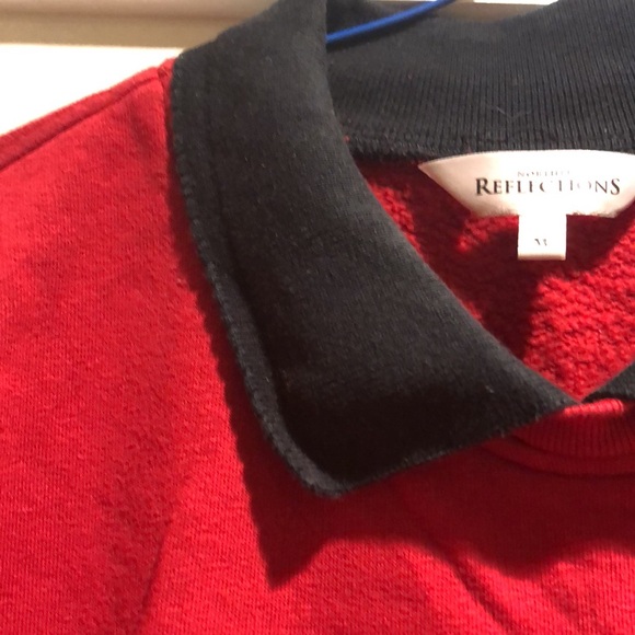 Northern Reflections long sleeve sweatshirt with embroidered cardinals Size M - Picture 4 of 7